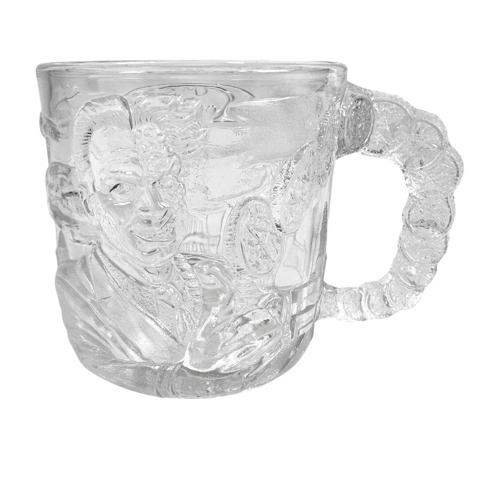 McDonalds 1995 Batman Forever "Two Face" Glass Mug